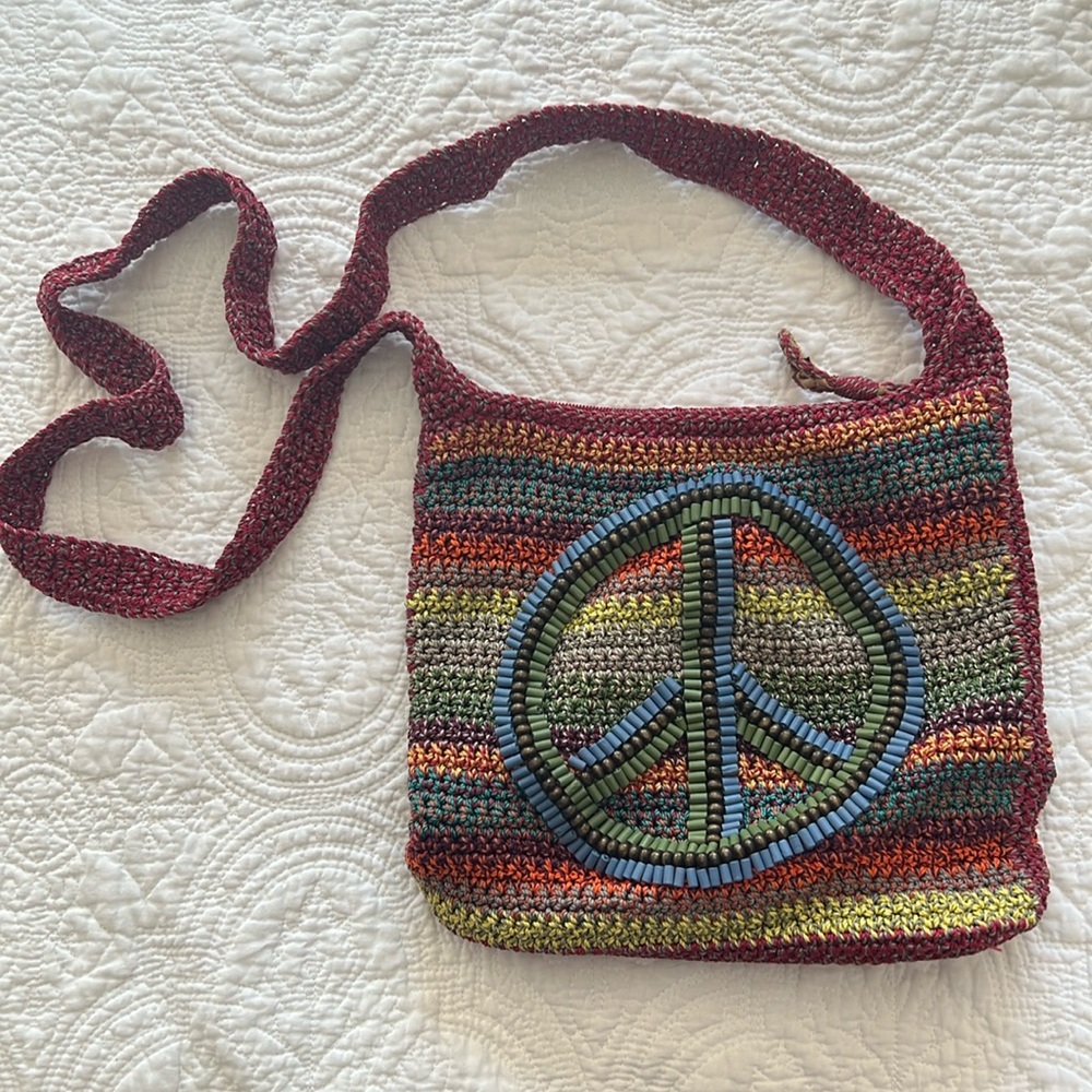 The Sak Bohemian Peace Sign Purse